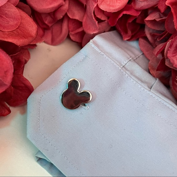 Silver Mickey Mouse Head Cufflinks - Picture 10 of 15